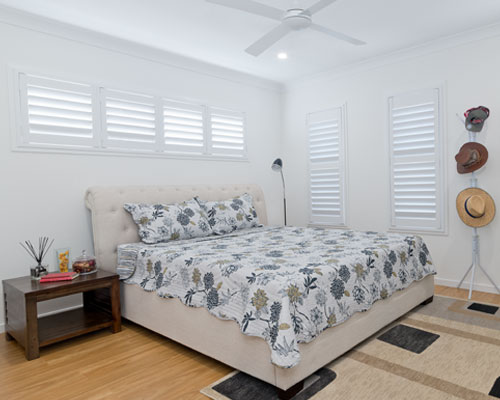 Thermalite and Polymer Shutters from Brisbane Shutters and Awnings have the look and feel of wood with several major advantages. Made from dense polymer foam, Thermalite is a solid, non-toxic synthetic material.